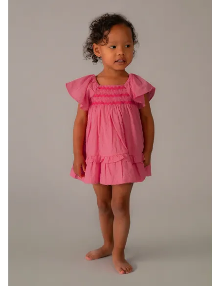 Vestido plumeti - Geranio   