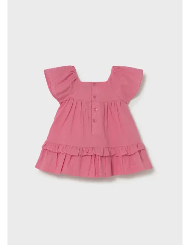 Vestido plumeti - Geranio   