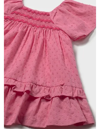 Vestido plumeti - Geranio   