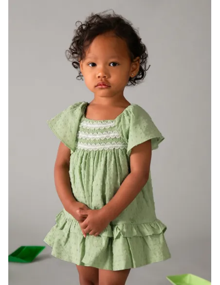 Vestido plumeti - Basil     