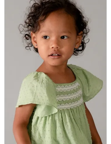 Vestido plumeti - Basil     