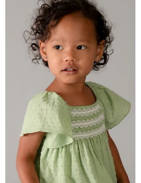 Vestido plumeti - Basil     