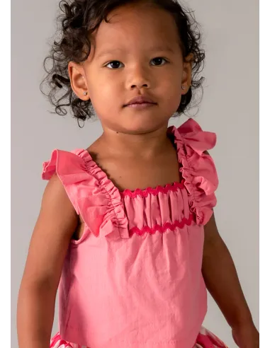 Conj. falda estampada - Geranio   