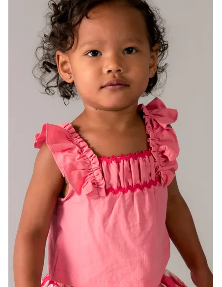 Conj. falda estampada - Geranio   