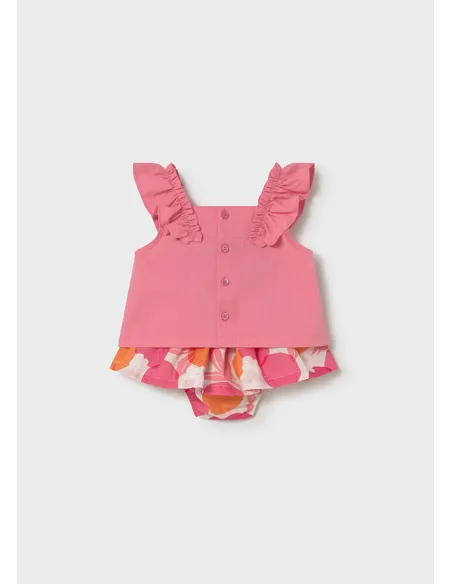 Conj. falda estampada - Geranio   