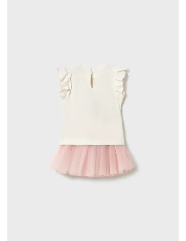 Conj. falda tul - Peonia    