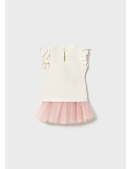 Conj. falda tul - Peonia    