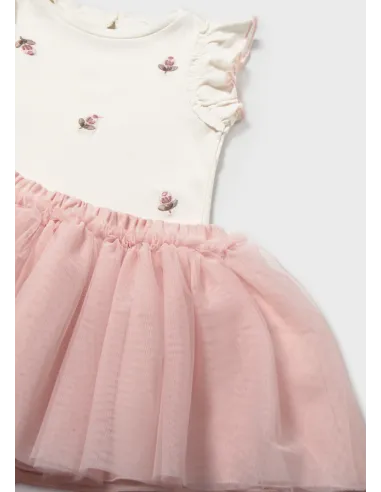 Conj. falda tul - Peonia    