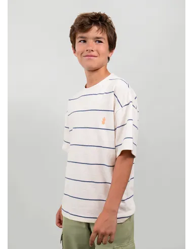 Camiseta m/c rayas - Universo  