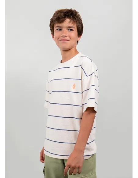 Camiseta m/c rayas - Universo  