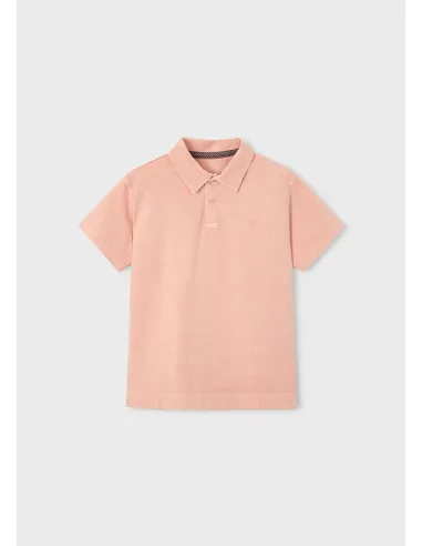 Polo m/c overdyed - Coral     