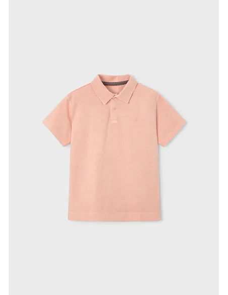 Polo m/c overdyed - Coral     
