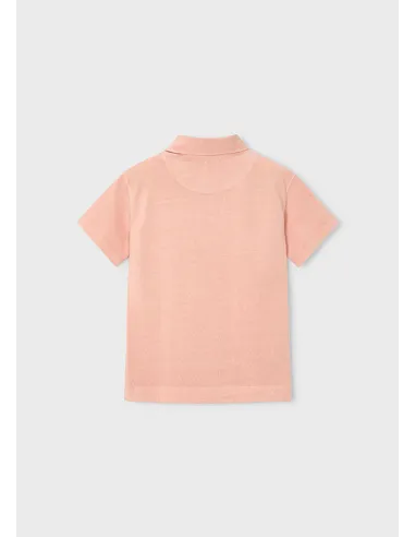 Polo m/c overdyed - Coral     