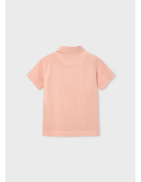 Polo m/c overdyed - Coral     
