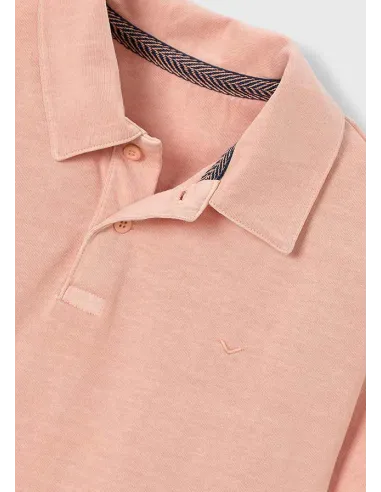 Polo m/c overdyed - Coral     