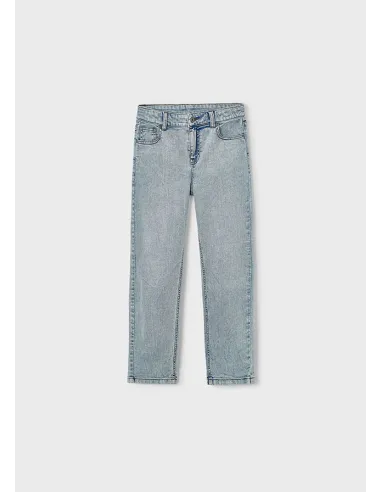 Pantalon jeans wide leg - Claro     