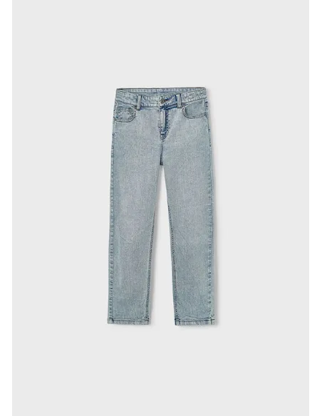 Pantalon jeans wide leg - Claro     