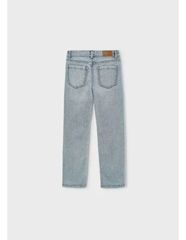 Pantalon jeans wide leg - Claro     