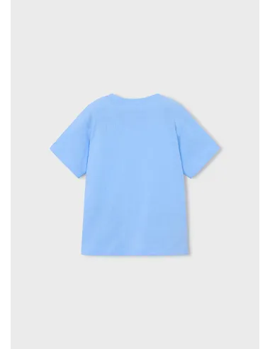 Camiseta m/c basica - Celeste   