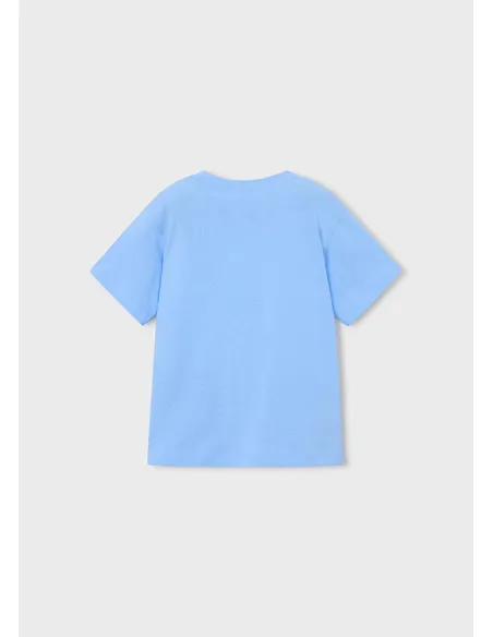 Camiseta m/c basica - Celeste   