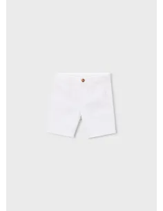 Bermuda chino sarga basico - Blanco    