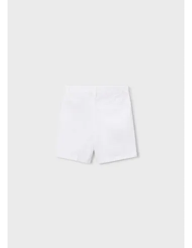 Bermuda chino sarga basico - Blanco    