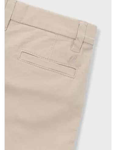 Bermuda chino sarga basico - Anacardo  