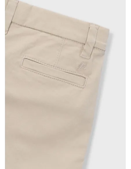 Bermuda chino sarga basico - Anacardo  