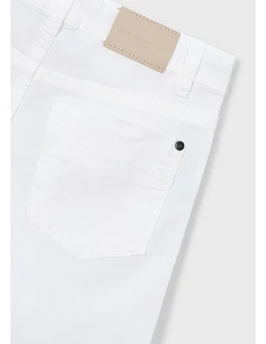 Bermuda sarga 5b basica - Blanco    