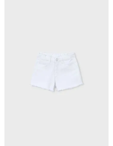 Short sarga basico - Blanco    