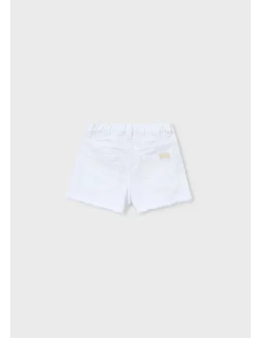 Short sarga basico - Blanco    