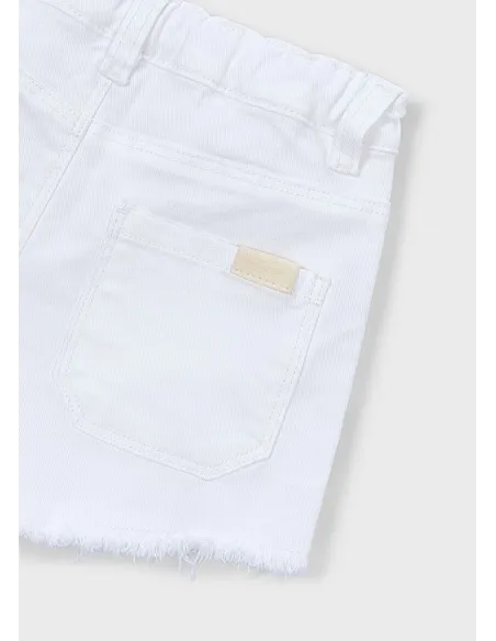 Short sarga basico - Blanco    