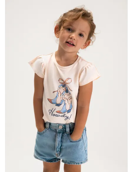 Short tejano basico - Claro     