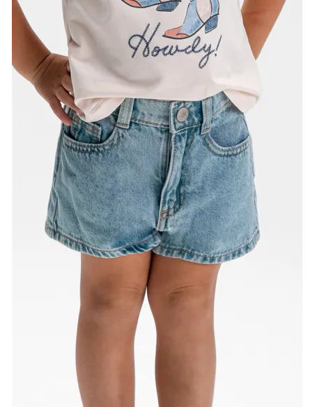 Short tejano basico - Claro     