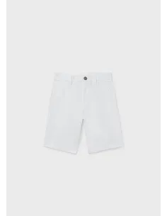 Bermuda chino basico - Blanco    