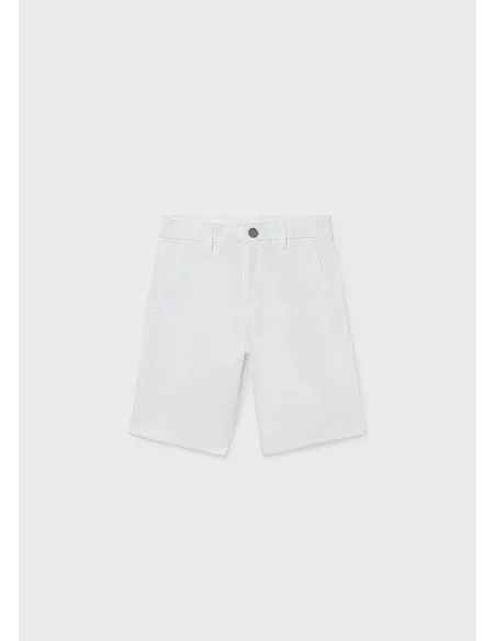 Bermuda chino basico - Blanco    