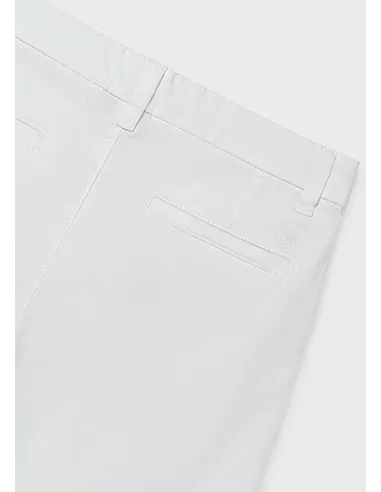 Bermuda chino basico - Blanco    
