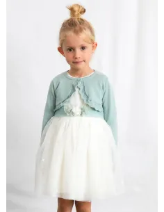 Bolero tricot basico - Lago      