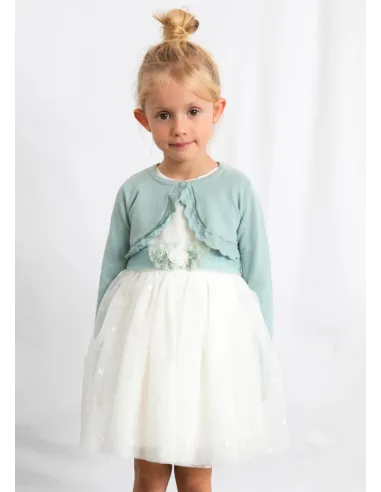 Bolero tricot basico - Lago      