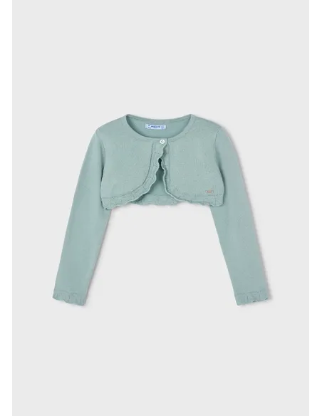 Bolero tricot basico - Lago      