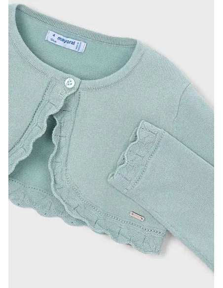 Bolero tricot basico - Lago      