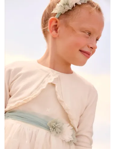 Bolero tricot basico - Crudo     