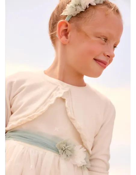 Bolero tricot basico - Crudo     