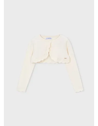 Bolero tricot basico - Crudo     