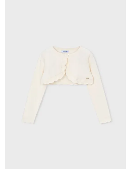 Bolero tricot basico - Crudo     