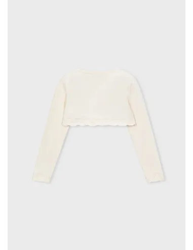 Bolero tricot basico - Crudo     