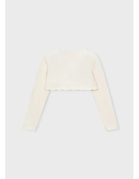 Bolero tricot basico - Crudo     