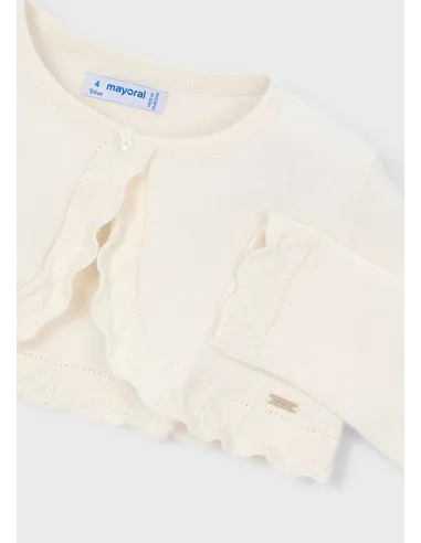 Bolero tricot basico - Crudo     