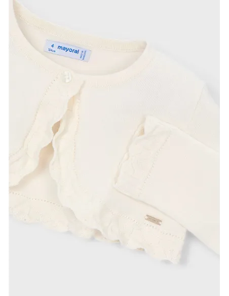 Bolero tricot basico - Crudo     