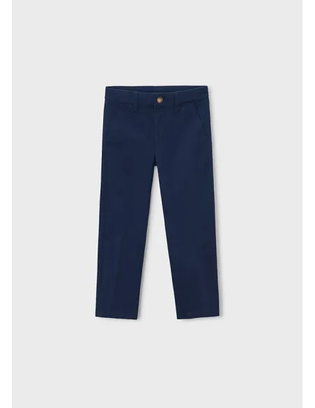 Pantalon chino sarga basico - Marino    